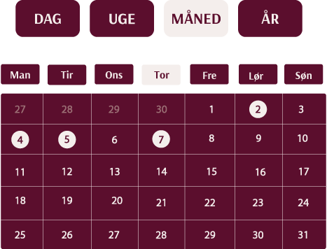 Kalender data